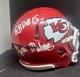 Casque Nfl Authentique Sign&eacute; Par Randi Mahomes Des Kansas City Chiefs Jsa Coa Super Bowl