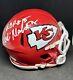 Casque Nfl Signé Par Randi Mahomes Des Kansas City Chiefs Jsa Coa Authentique Super Bowl