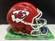 Casque Replica Authentique Full Size Speed Sign&eacute; Par Nick Bolton Des Chiefs Bas Super Bowl 57