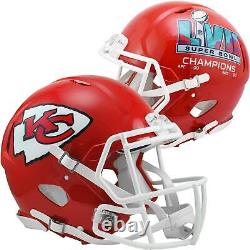 Casque authentique Riddell Speed des champions du Super Bowl LVII, les Kansas City Chiefs