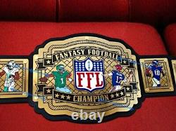 Ceinture de Championnat FFL Design Inspiré du Football Fantaisie Personnalisable