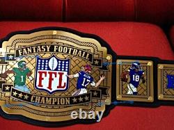 Ceinture de Championnat FFL Design Inspiré du Football Fantaisie Personnalisable