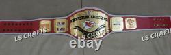 Ceinture de Championnat LVIII des Kansas City Chiefs Personnalisée en Laiton 2MM