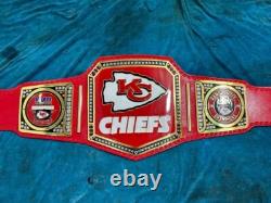 Ceinture de Championnat du Super Bowl des Kansas City Chiefs Personnalisée