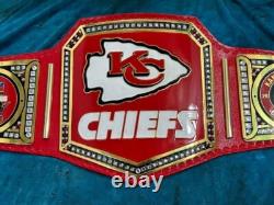 Ceinture de Championnat du Super Bowl des Kansas City Chiefs Personnalisée