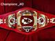 Ceinture De Championnat Super Bowl Nfl Des Kansas City Chiefs Taille Adulte 2mm Zinc