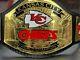 Ceinture De Championnat Superbowl Kc Des Kansas City Chiefs 2024 Taille Adulte 2mm.