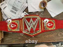 Ceinture de championnat des Kansas City Chiefs Super Bowl LIV/LVII 54/57 Football 4mm Zinc
