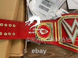 Ceinture de championnat des Kansas City Chiefs Super Bowl LIV/LVII 54/57 Football 4mm Zinc