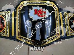 Ceinture de championnat des Kansas City Chiefs Super Bowl LVII 57 Football NFL en laiton de 2MM