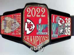 Ceinture de championnat des Kansas City Chiefs, champions du monde du Super Bowl LVII 2022.