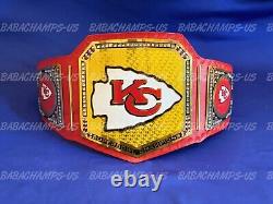 Ceinture de championnat du Super Bowl 58 LVIII des Kansas City Chiefs 2024 Football 2mm nouveau