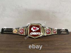 Ceinture de championnat du Super Bowl de la NFL des Kansas City Chiefs en football américain en laiton de 2 mm