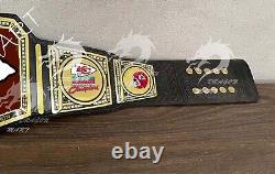 Ceinture de championnat du Super Bowl des Kansas City Chiefs de la NFL en laiton de 2 mm de football américain