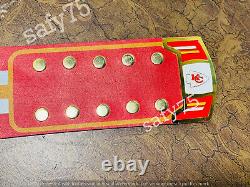 Ceinture de championnat en cuir de la NFL des Kansas City Chiefs pour adulte, taille Superbowl