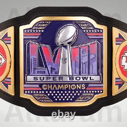 Ceinture de championnat héritage des champions du Super Bowl LVIII édition Kansas City Chiefs en Full HD