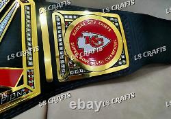 Ceinture de championnat personnalisée des Kansas City Chiefs LVIII en laiton de 2MM