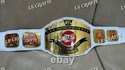 Ceinture de championnat personnalisée des Kansas City Chiefs du Super Bowl LVIII en laiton 2MM