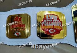 Ceinture de championnat personnalisée des Kansas City Chiefs du Super Bowl LVIII en laiton 2MM