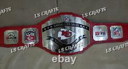 Ceinture de championnat personnalisée des Kansas City Chiefs du Super Bowl LVIII en laiton de 2MM