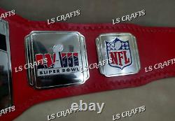 Ceinture de championnat personnalisée des Kansas City Chiefs du Super Bowl LVIII en laiton de 2MM