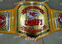 Ceinture de championnat personnalisée des Kansas City Chiefs pour le Super Bowl LVIII en laiton 2MM