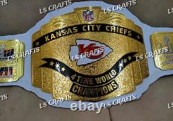 Ceinture de championnat personnalisée des Kansas City Chiefs pour le Super Bowl LVIII en laiton de 2MM