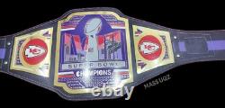 Ceinture de titre d'héritage personnalisée des champions du Super Bowl LVIII Kansas City Chiefs