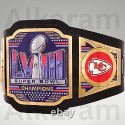 Ceinture de titre héritage des champions du Super Bowl LVIII édition Kansas City Chiefs en Full HD