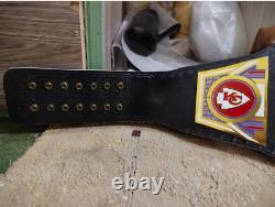 Ceinture en cuir du championnat du Super Bowl LVIII de la NFL Kansas City Chiefs, taille adulte 2mm