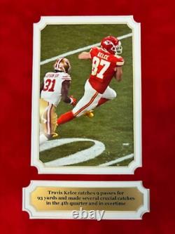 Champions du Super Bowl LVIII Kansas City Chiefs cadre multi photos Patrick Mahomes