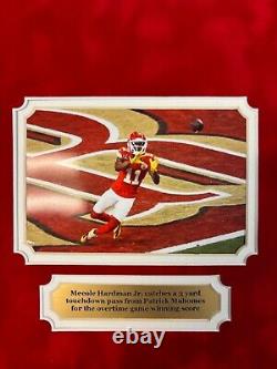 Champions du Super Bowl LVIII Kansas City Chiefs cadre multi photos Patrick Mahomes