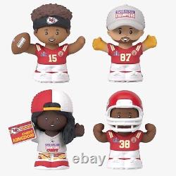 Champions du Super Bowl LVIII de la NFL : Ensemble de collectionneurs KC Chiefs Little People - Précommande