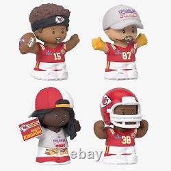 Champions du Super Bowl LVIII de la NFL : Ensemble de collectionneurs KC Chiefs Little People - Précommande