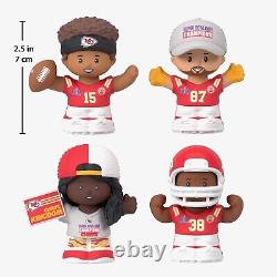 Champions du Super Bowl LVIII de la NFL : Ensemble de collectionneurs KC Chiefs Little People - Précommande