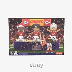 Champions du Super Bowl LVIII de la NFL : Ensemble de collectionneurs KC Chiefs Little People - Précommande