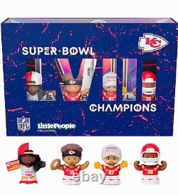 Champions du Super Bowl LVIII de la NFL : Ensemble de collectionneurs de petits Chiefs de KC Pré-commande