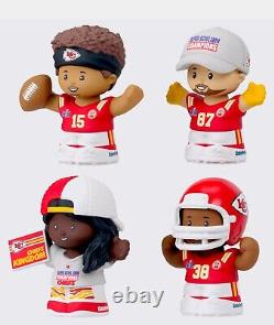 Champions du Super Bowl LVIII de la NFL : Ensemble de collectionneurs de petits Chiefs de KC Pré-commande