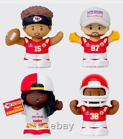 Champions du Super Bowl LVIII de la NFL : Ensemble de collectionneurs de petits Chiefs de KC Pré-commande