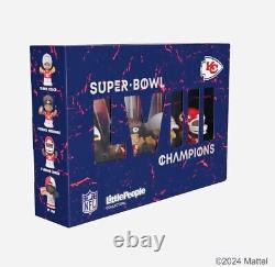 Champions du Super Bowl LVIII de la NFL : Ensemble de collectionneurs de petits Chiefs de KC Pré-commande