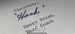 Chefs Hank Stram Reigning Super Bowl Champion Du Monde Signé Lettre 1971