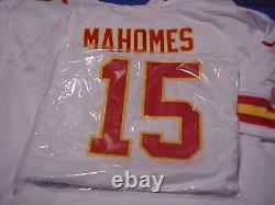 Chefs Mahomes 15 Superbowl 57 Nike Onfld Hommes Piquée Kc White XXL Jersey 2xl