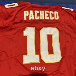 Chefs Pacheco 10 Super Bowl 58 Maillot Rouge KC XXL Homme Nike Dri-Fit Stitched 2XL