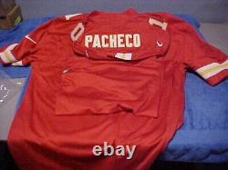 Chefs Pacheco 10 Super Bowl 58 Maillot Rouge KC XXL Homme Nike Dri-Fit Stitched 2XL