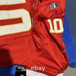 Chefs Pacheco 10 Super Bowl 58 Maillot Rouge KC XXL Homme Nike Dri-Fit Stitched 2XL