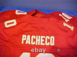 Chefs Pacheco 10 Super Bowl 58 Maillot Rouge KC XXL Homme Nike Dri-Fit Stitched 2XL