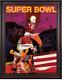 Chefs Contre Vikings 1970 Encadré 36 X 48 Toile Programme Du Super Bowl Iv