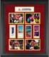 Collage De Billets Encadré Des Kansas City Chiefs 20 X 24 Champions Du Super Bowl Lviii 4 Fois