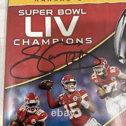 DVD BLU RAY signé des Kansas City Chiefs Super Bowl LIV