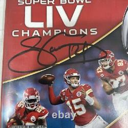DVD BLU RAY signé des Kansas City Chiefs Super Bowl LIV